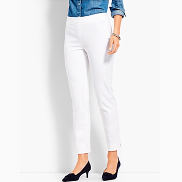 talbots white pants